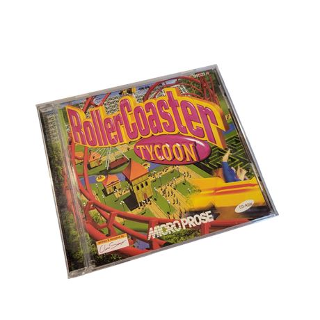 1999 RollerCoaster Tycoon Microprose PC CD-ROM in case VGC