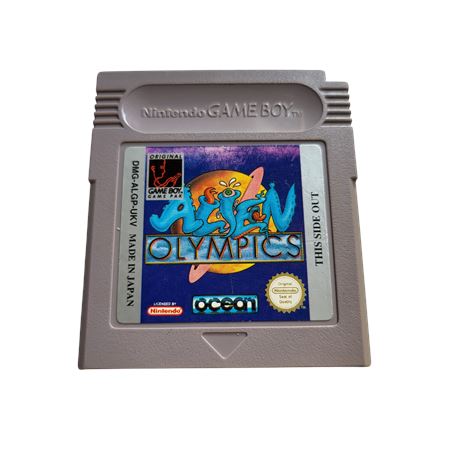 1994 PAL Alien Olympics Game Boy game cartridge Nintendo Ocean GB GC