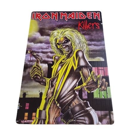 Retro style Iron Maiden Killers metal sign for bar or man cave 20cm x 30cm NEW