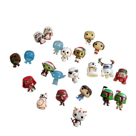 2022 Job lot of 22x Disney Star Wars Funko Pocket Pops from advent calendars GC