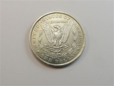 ORIGINAL 1885 SILVER MORGAN DOLLAR ( NEW ORLEANS ) COIN GOOD GRADE