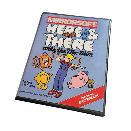 1984 ZX Spectrum Here & There with the Mr. Men game Mirrorsoft 48k GC