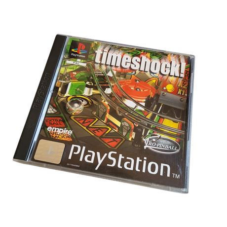 1997 PAL Timeshock Playstation game Black label complete Empire PS1 GC