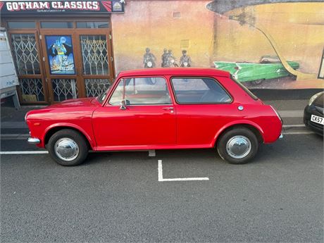 Classic 1969 Austin 1100 Tartan Red
