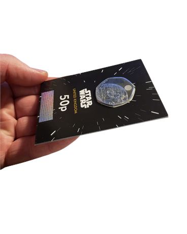 2024 Royal Mint Disney Star Wars Death Star II 50p coin BU UNC LFL UK