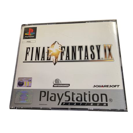 2000 PAL Final Fantasy IX 9 Playstation game platinum complete PS1 VGC