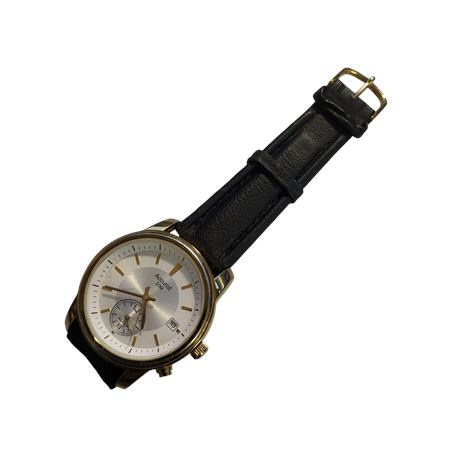 Vintage Accurist Alarm wristwatch quartz movement 5-bar WR VGC