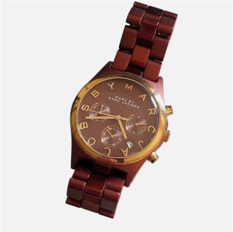 Vintage Marc Jacobs calendar wristwatch quartz movement GC