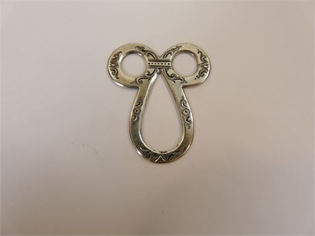 ANTIQUE 1901 UNUSUAL SILVER OBJECT BY NC READING & CO VGC