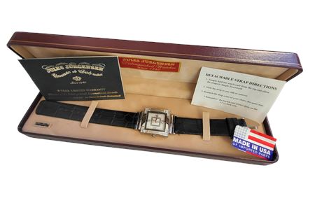 VINTAGE JULES JURGENSEN JJ PROPOS QUARTZ LADIES WRISTWATCH BOXED USA VGC