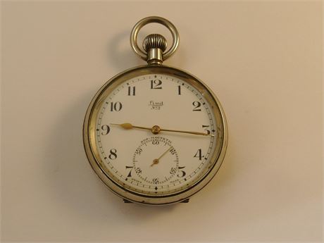 VINTAGE 1940s LIMIT No 2 SWISS MADE GENTS HAND WINDING POCKET WATCH VGC