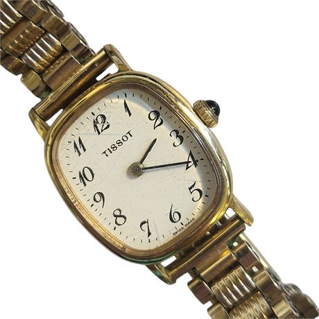 VINTAGE TISSOT GOLD PLATED LADIES WRISTWATCH GWO