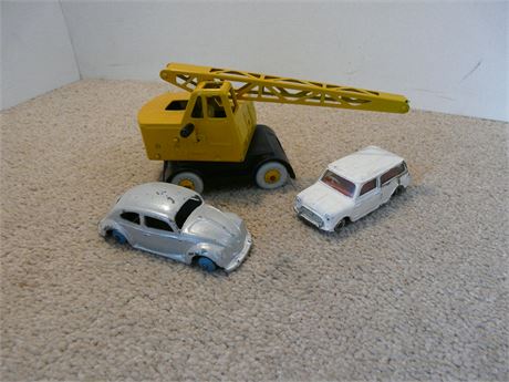 THREE VINTAGE DINKY TOYS