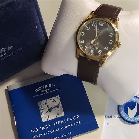 Vintage  GS02413/19 Rotary Dolphin QUARTZ Wristwatch Boxed Paperwork VGC