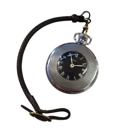 VINTAGE 1971 SMITHS HAND WINDING POCKET WATCH MADE IN GB LEATHER STRAP GC